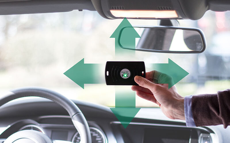 POC RFID-Feld im Auto ermitteln