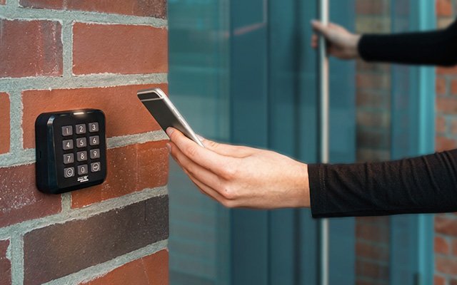 Zutritt zum gebäude zutrittsleser 260220