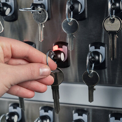 Armoire à clés keyTags LED rouge