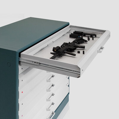  Rifle inside Long Gun Locker