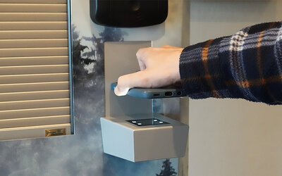 Application du scan d'un QR code par l'obelixx