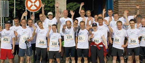 Team von deister electronic beim B2RUN-Lauf