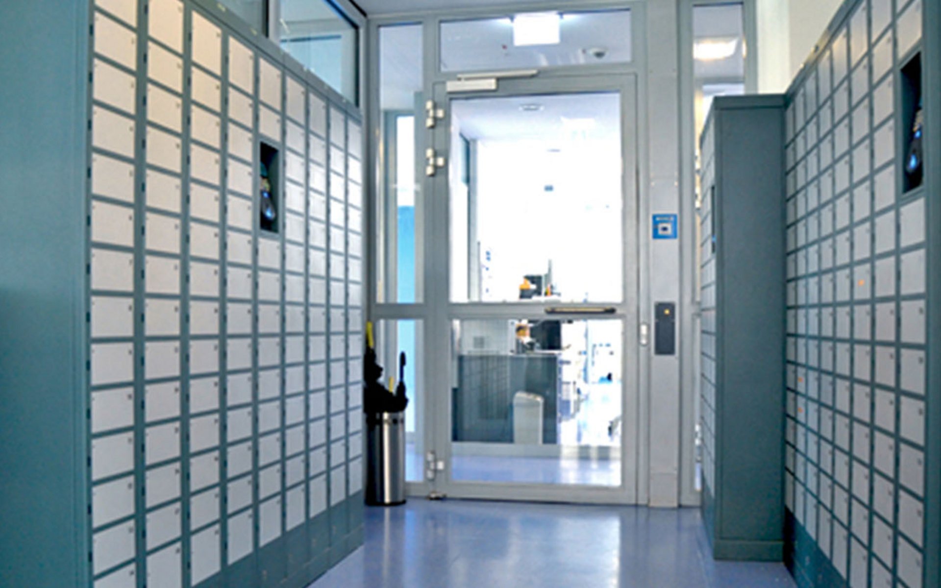 JVA Vechta Flur mit Fachanlagen