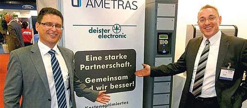 Photo of the trade show booth