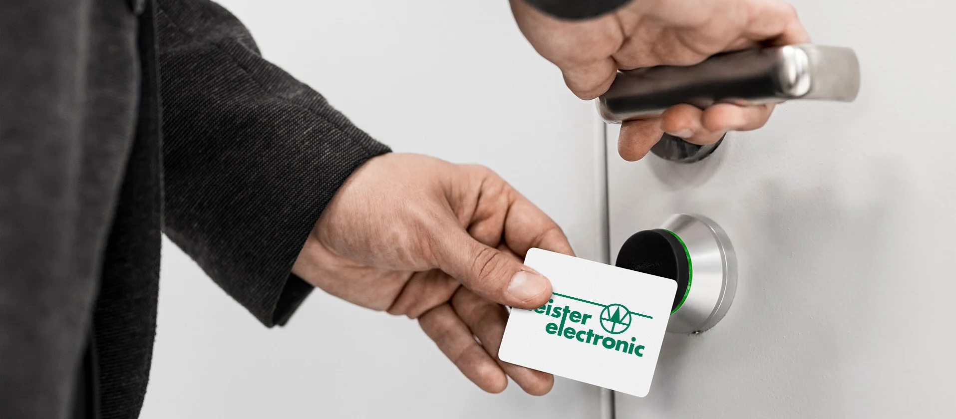 Ouverture de porte avec contrôle d'accès doorLoxx hors ligne