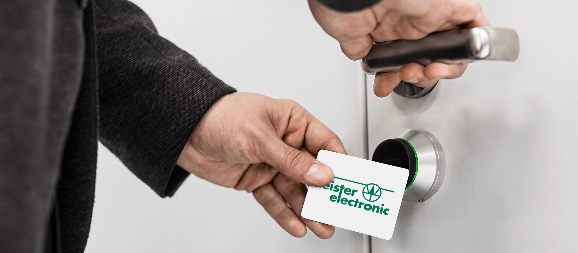 Ouverture de porte avec contrôle d'accès doorLoxx hors ligne