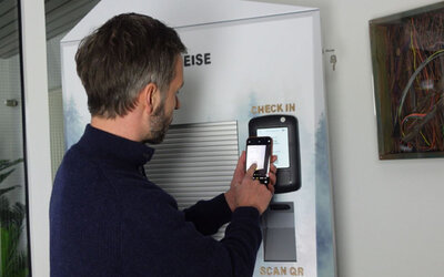 Scan d'un QR code avec un smartphone