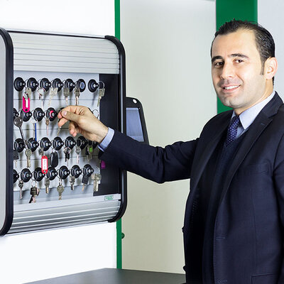 Schlüsselentnahme aus  maxx locker