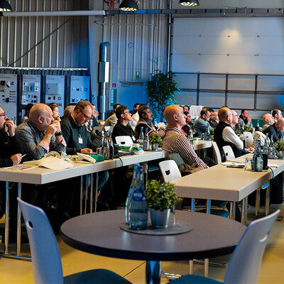 International Sales Meeting Versammlung mit allen Kollegen