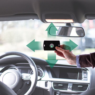 Véhicule POC détecteur de champ RFID flèches vertes 