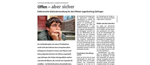 Ausschnitt Zeitungsartikel