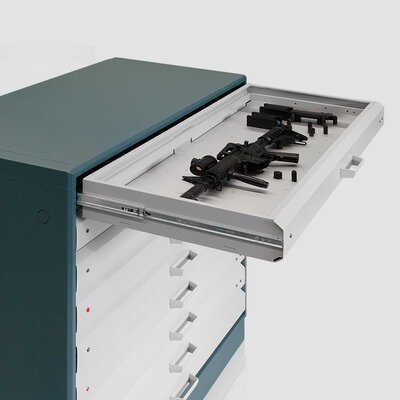 Casier tiroir horizontal gestion des armes