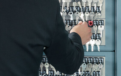 Armoire flexx clés, keyTags, LED rouge