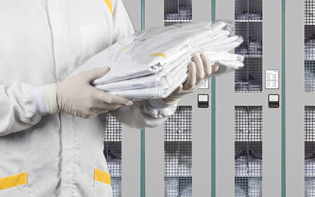 Wäscheschränke Industriearbeiter molkerei