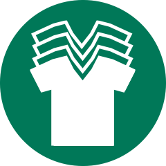 Logo vert aperçu des stocks