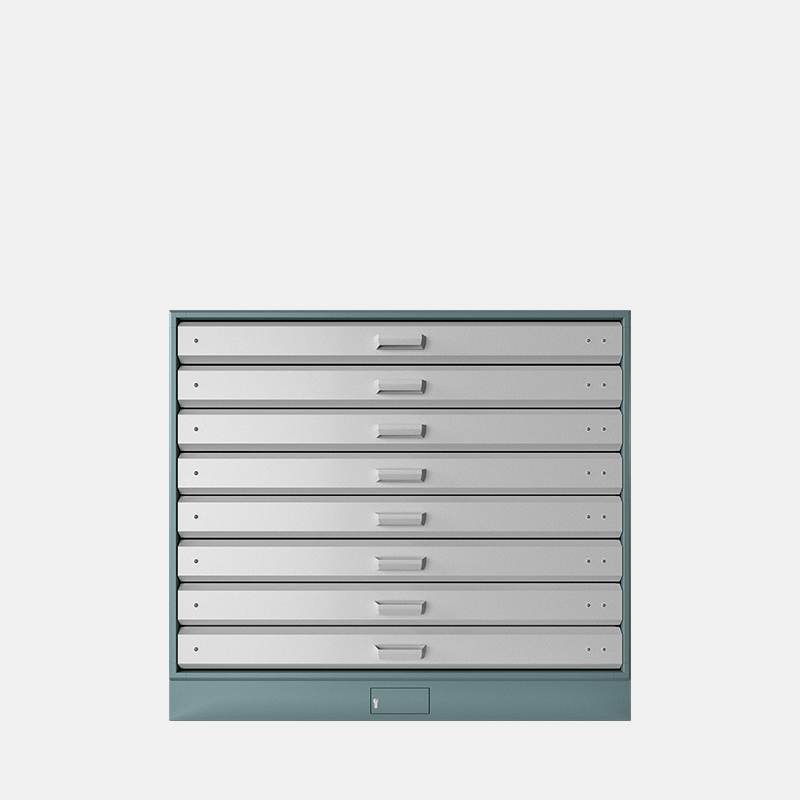 weapon cabinet with 8 compartments